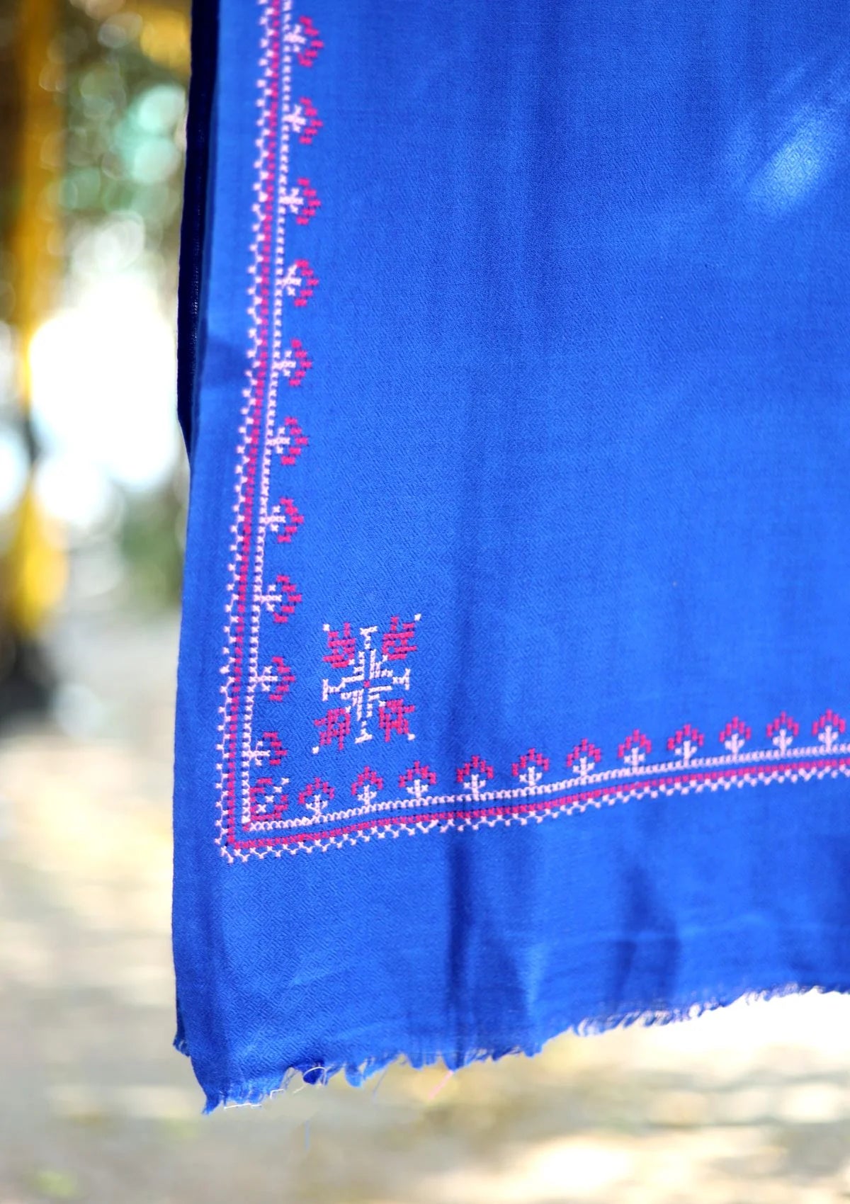 Royal Blue Pashmina Shawl
