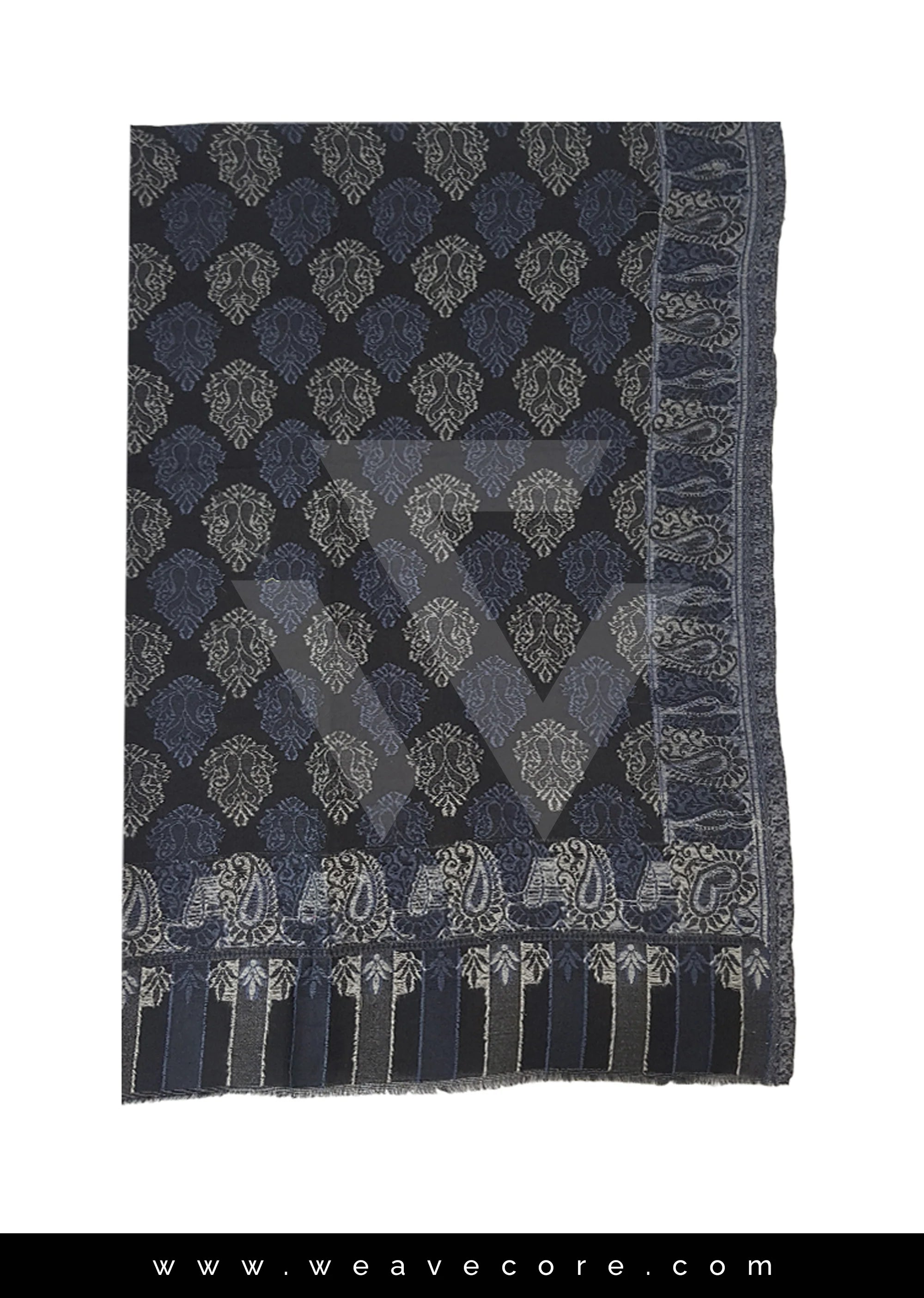 Charcoal Kani work  Shawl