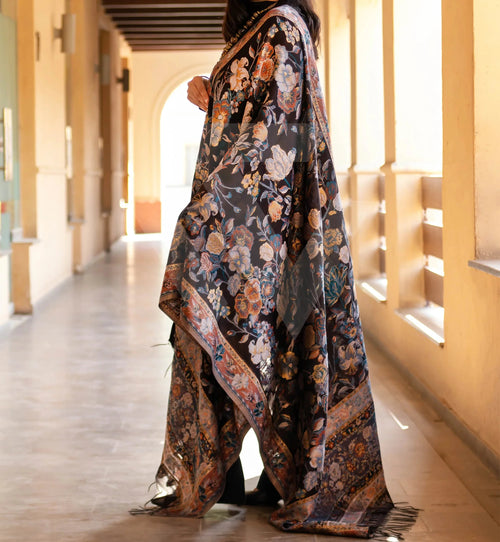 Black Embroidered Kashmir collection
